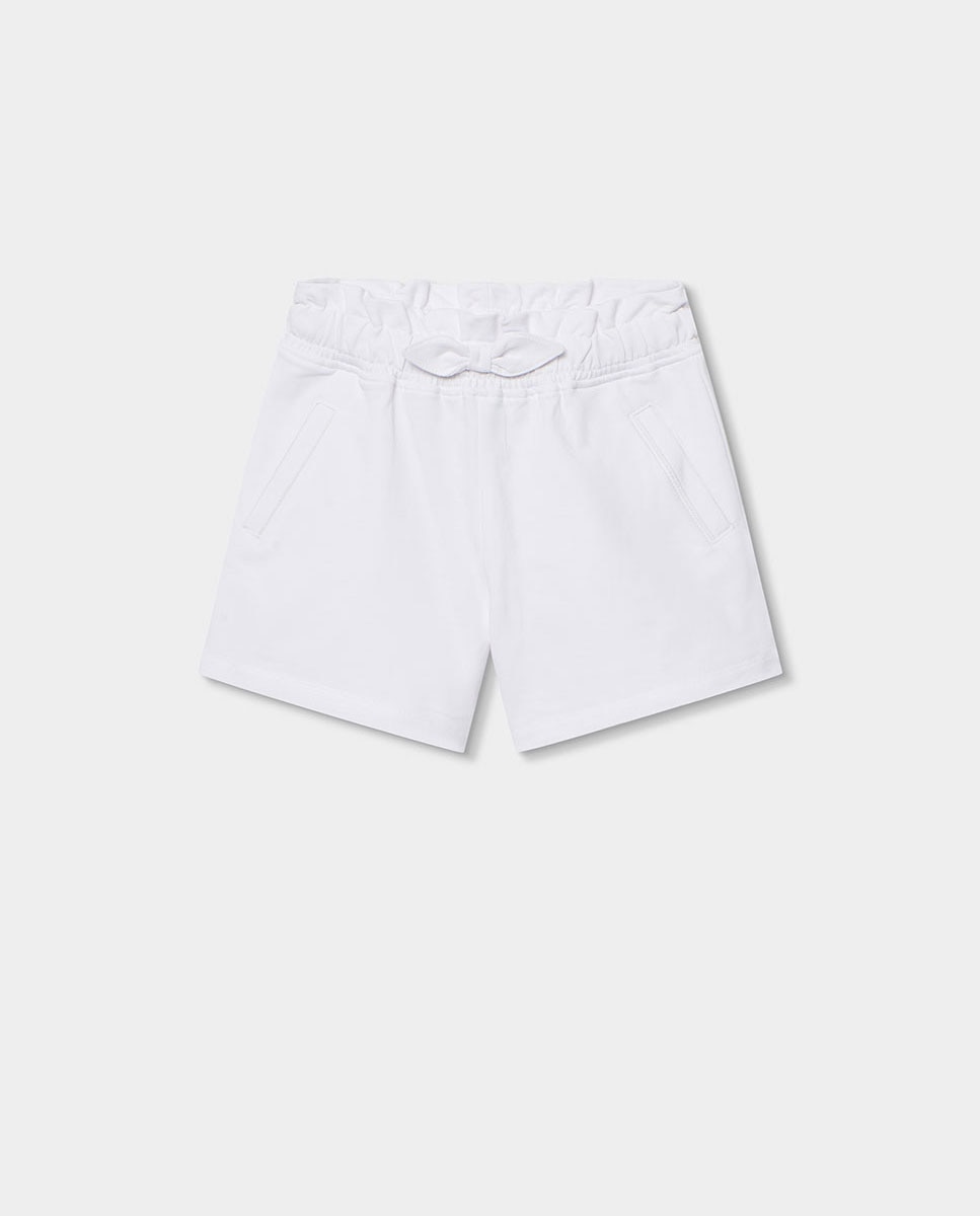 Shorts de Felpa Boboli Branco-1