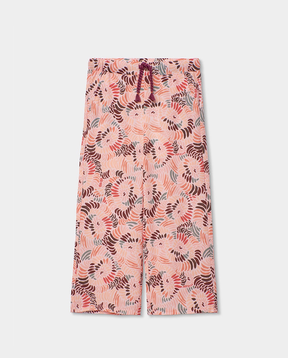 Imagem 0 de Calças de Crepe Estampadas Infantil