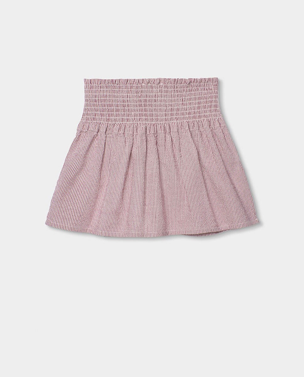 Saia Popelina Às Riscas Infantil Multicolor-2