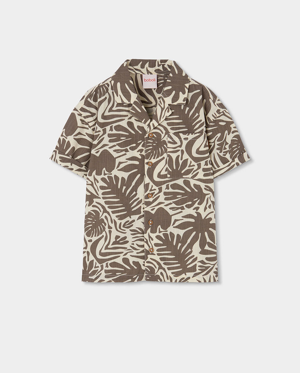 Imagem 0 de Camisa Popelina Estampada Infantil