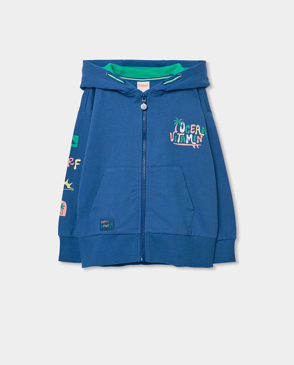 Imagem 0 de Blazer de Felpa com Capuz Infantil