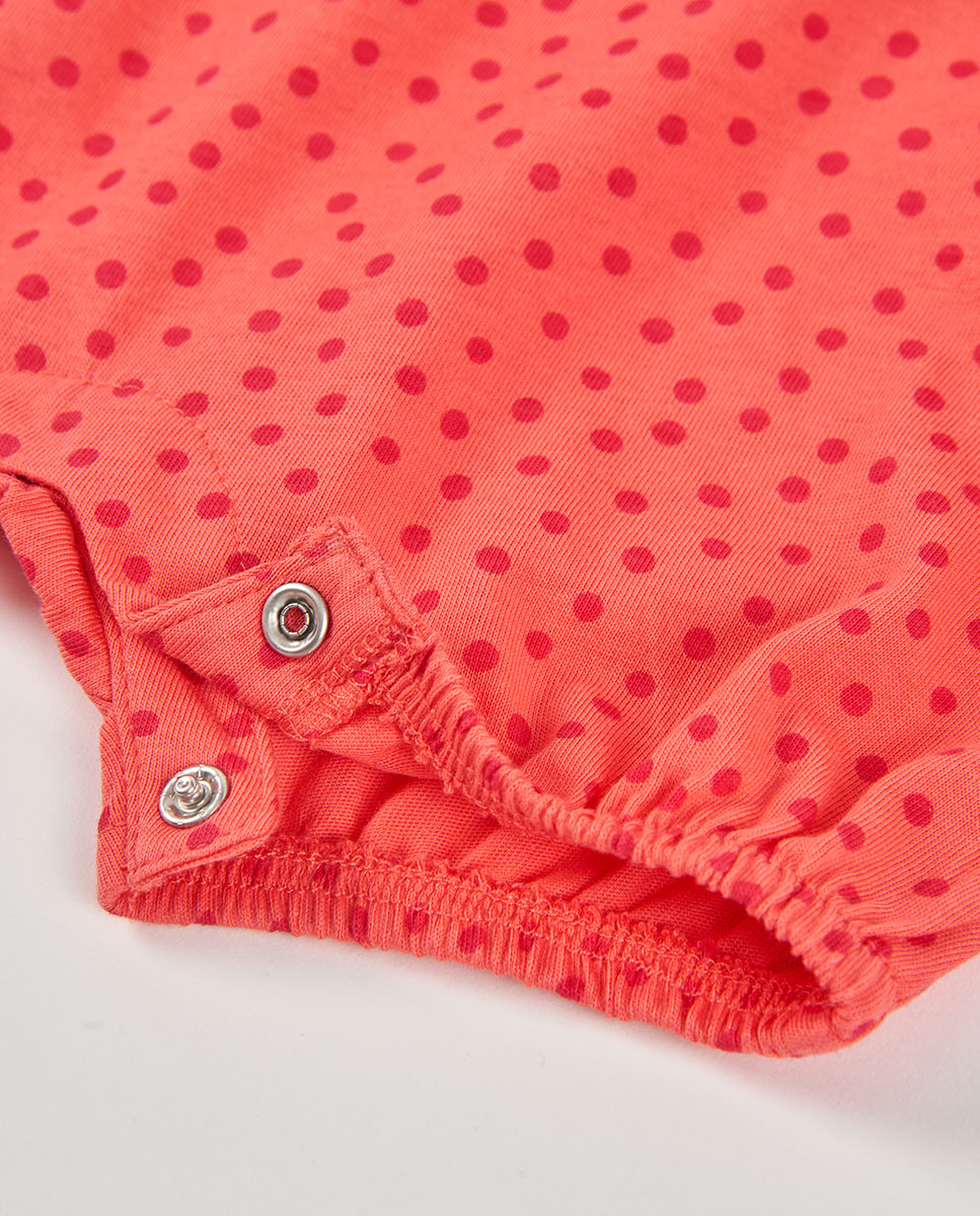 Babygrow de Malha com Bolinhas de Bebé Boboli Multicolor-4