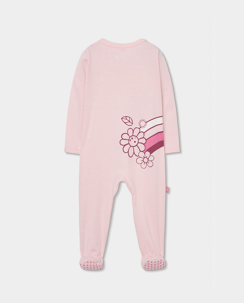 Babygrow de Malha de Bebé Boboli Rosa-2