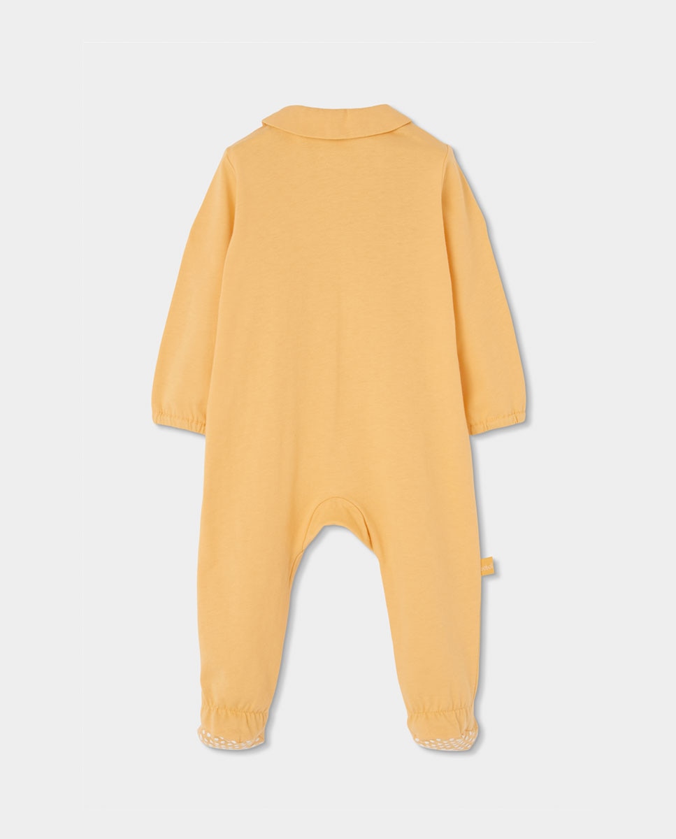 Babygrow de Malha de Bebé Boboli Laranja-claro-2