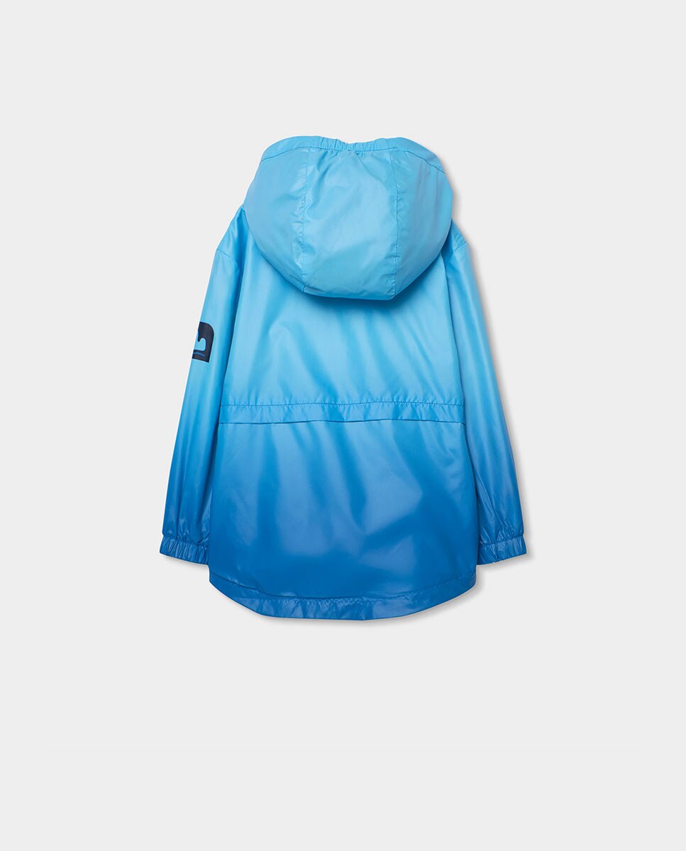 Parka em Tecido Técnico Infantil Azul-celeste-2
