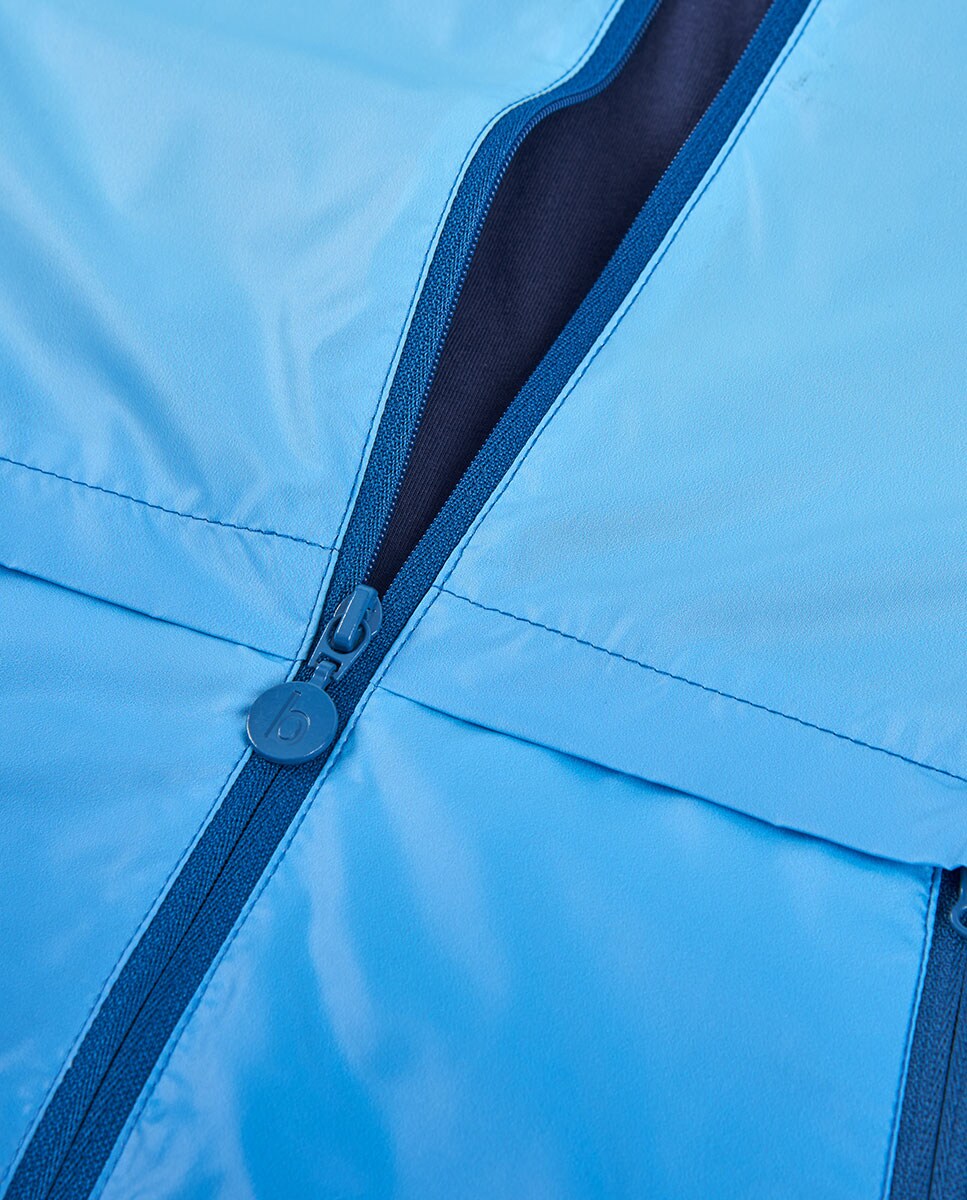 Parka em Tecido Técnico Infantil Azul-celeste-3