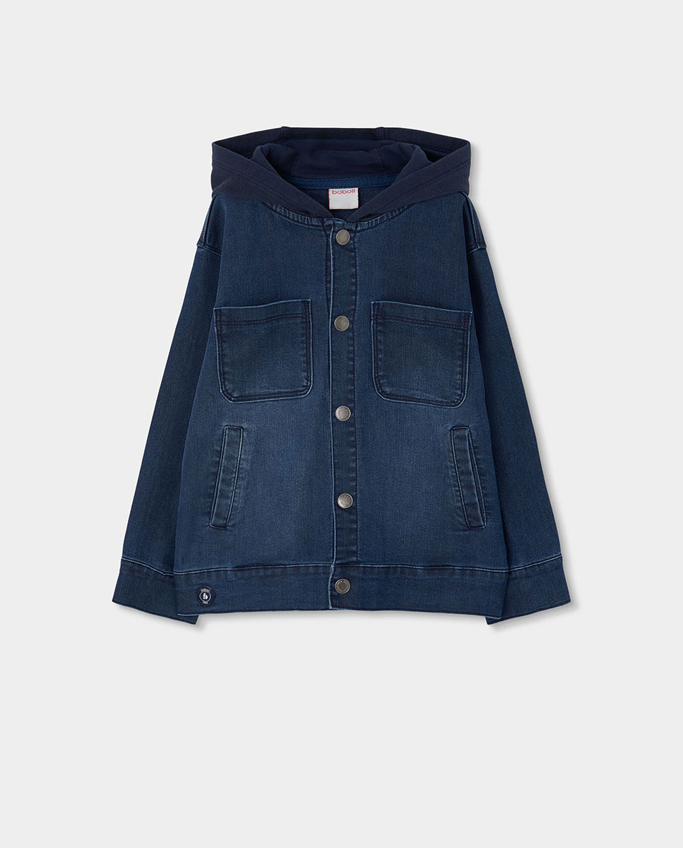 Imagem 0 de Blusão Denim de Malha para Bebé