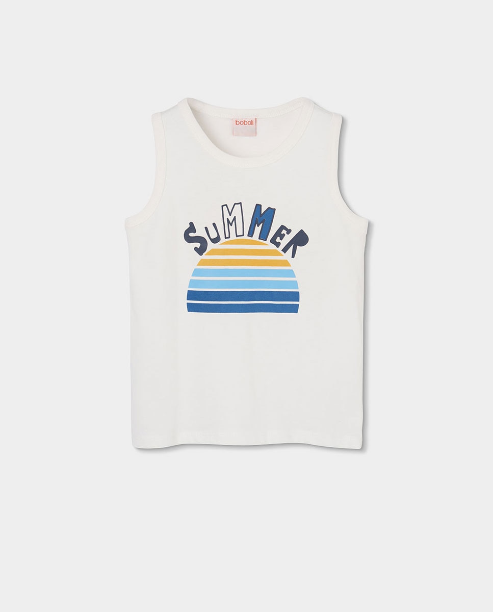 Imagem 0 de T-shirt de Malha com Alças Infantil