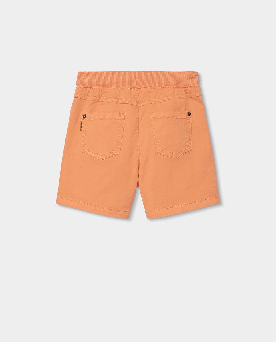Bermudas Gabardina Infantil Laranja-2