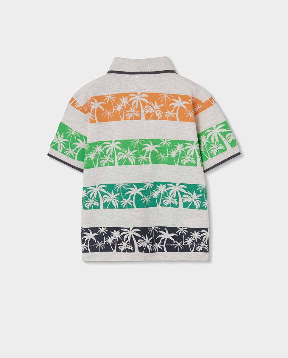 Polo Piqué para Bebé Boboli Cru-2