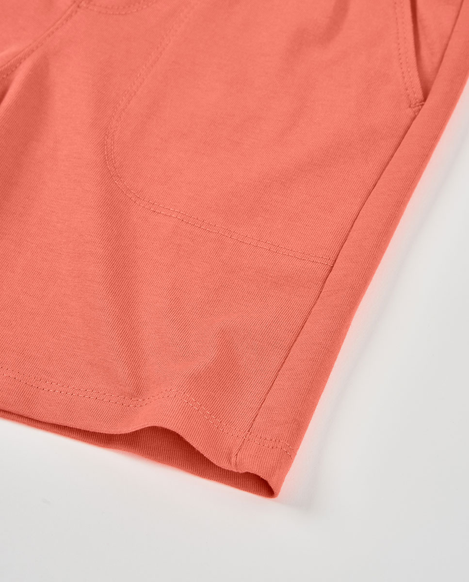 Bermudas de Malha para Bebé Boboli Rosa-pastilha-4