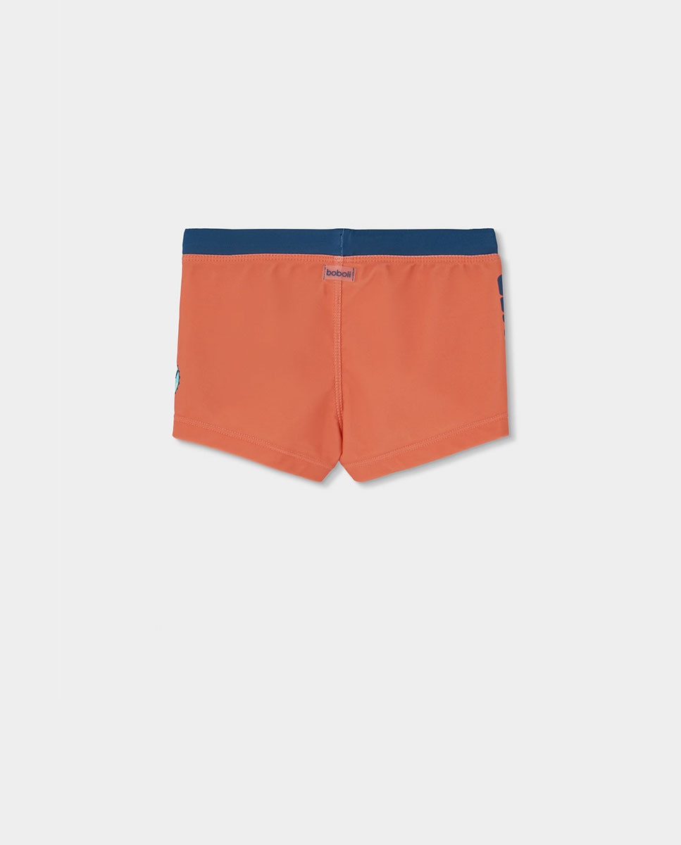 Fato de Banho Poliamida Infantil Boboli Laranja / azul marinho-2