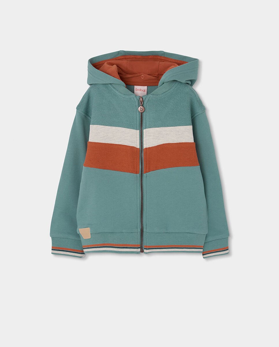 Imagem 0 de Casaco de Malha com Bandas Infantil