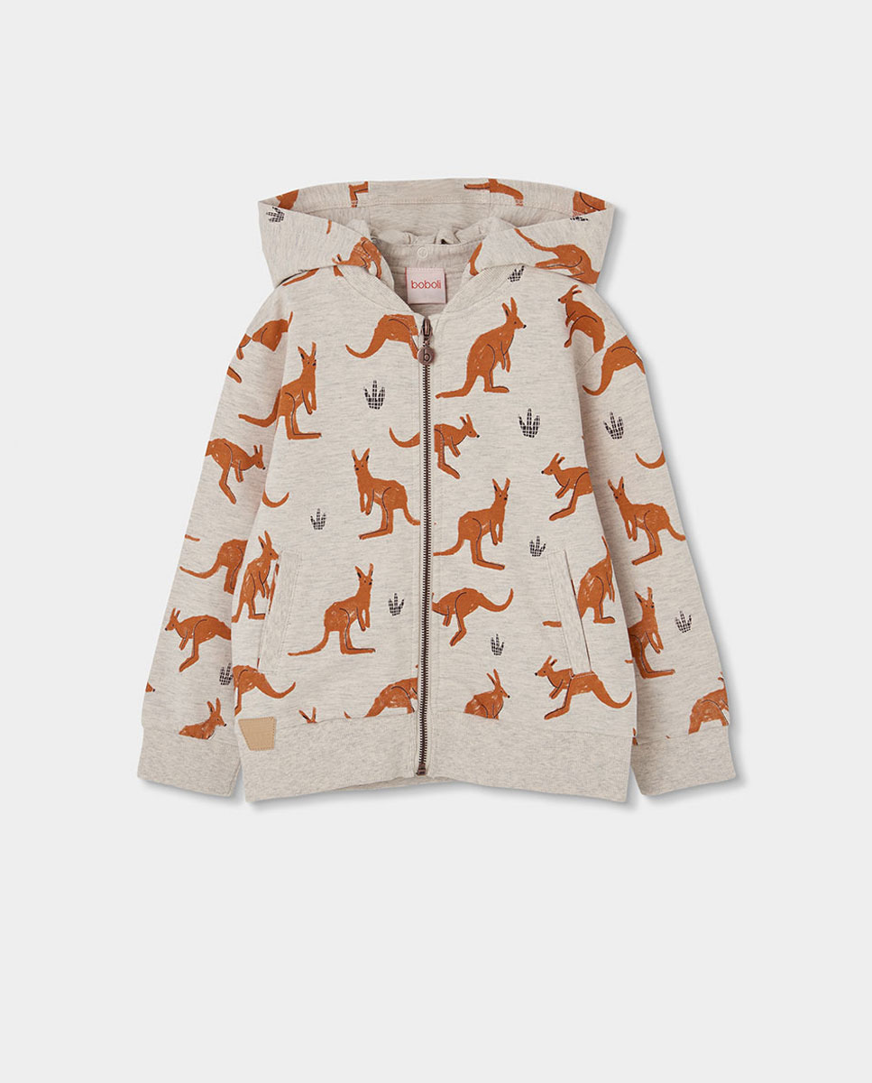 Imagem 0 de Casaco de Malha Estampado Infantil