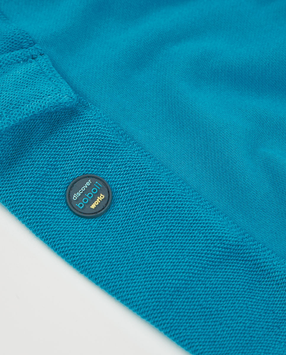 Bermudas Felpa de Bebé Boboli Azul-4