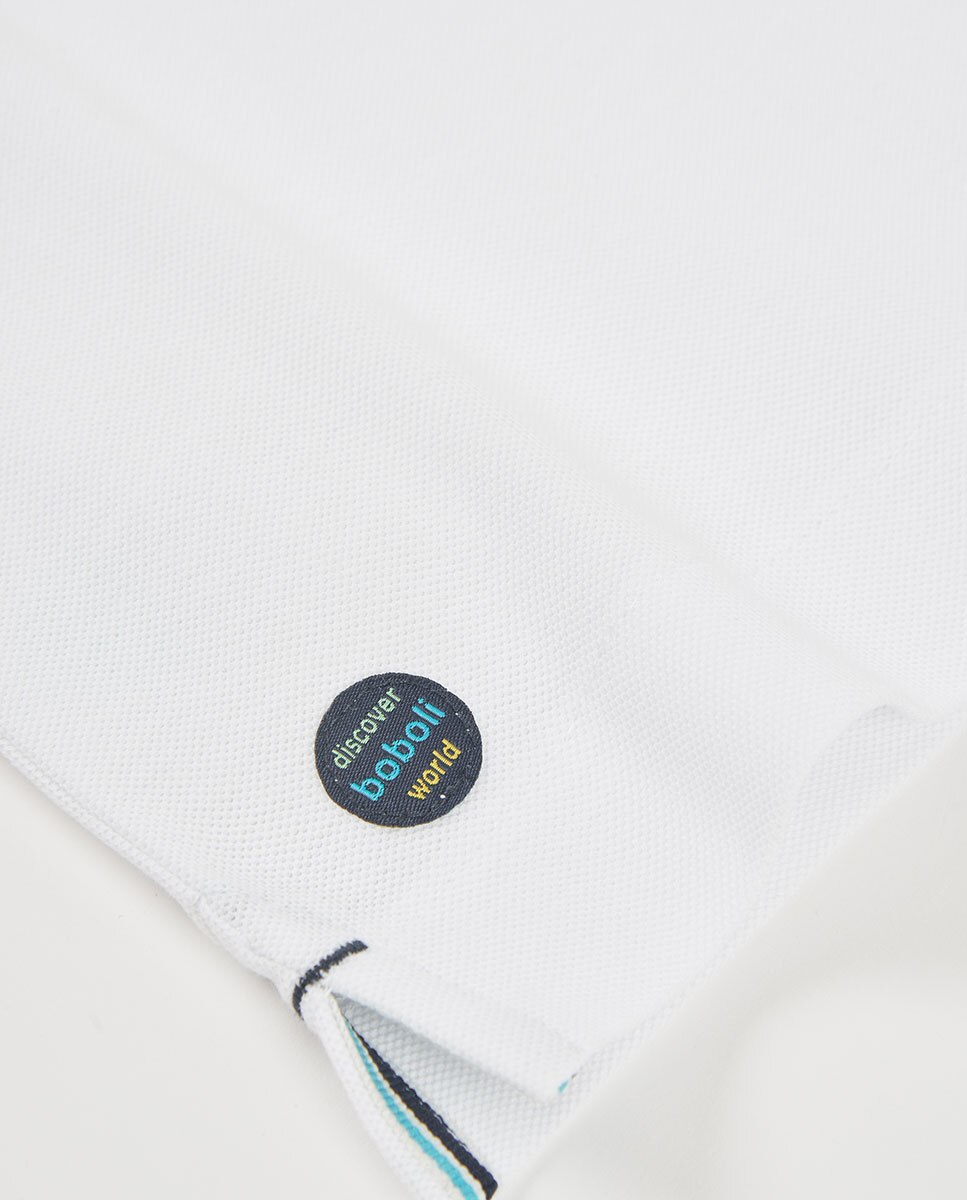 Polo Piqué para Bebé Boboli Azul / Amarelo-4