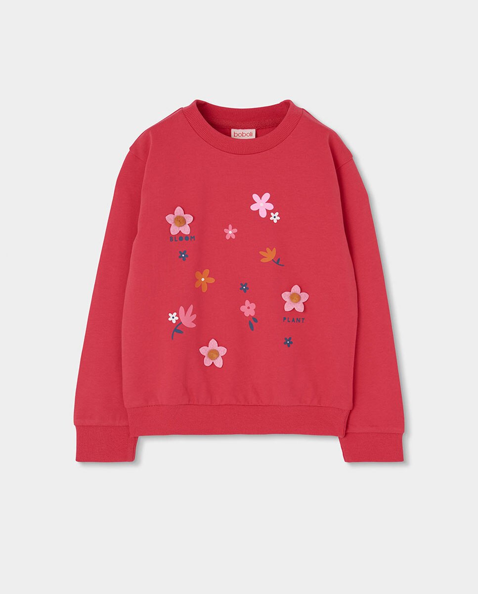 Conjunto de Malha Infantil Boboli Vermelho / Azul-marinho-3