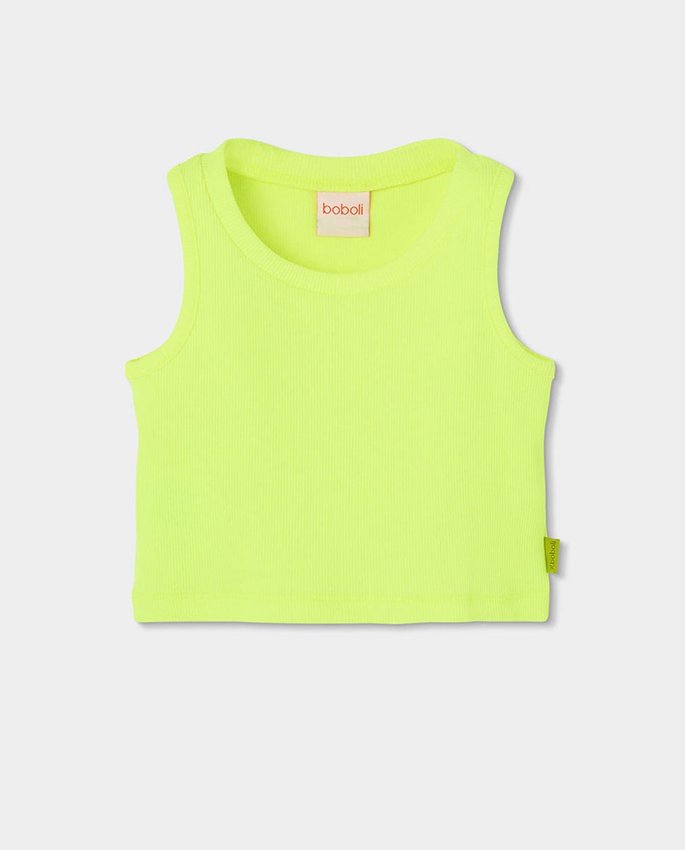 Imagem 0 de T-shirt de Malha Canelada Infantil