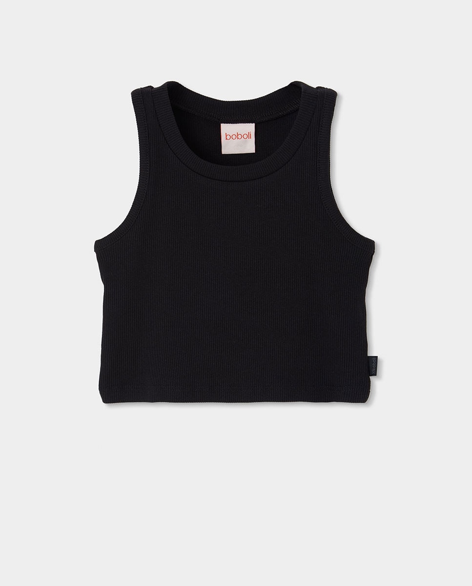 Imagem 0 de T-shirt de Malha Canelada para Bebé