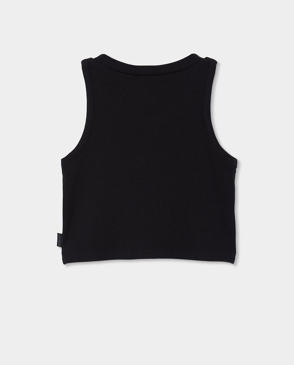 T-shirt de Malha Canelada para Bebé Boboli Preto mate-2