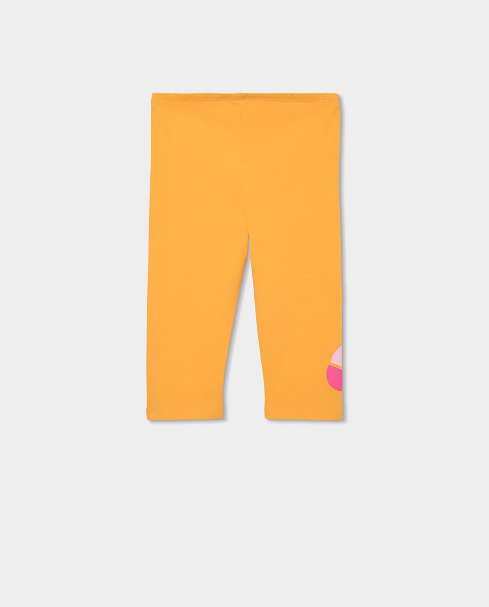Leggings 3/4 de Bebé Boboli Laranja-forte-2