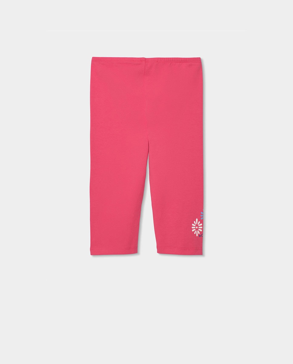 Leggings Corsário Infantil Fúcsia-2