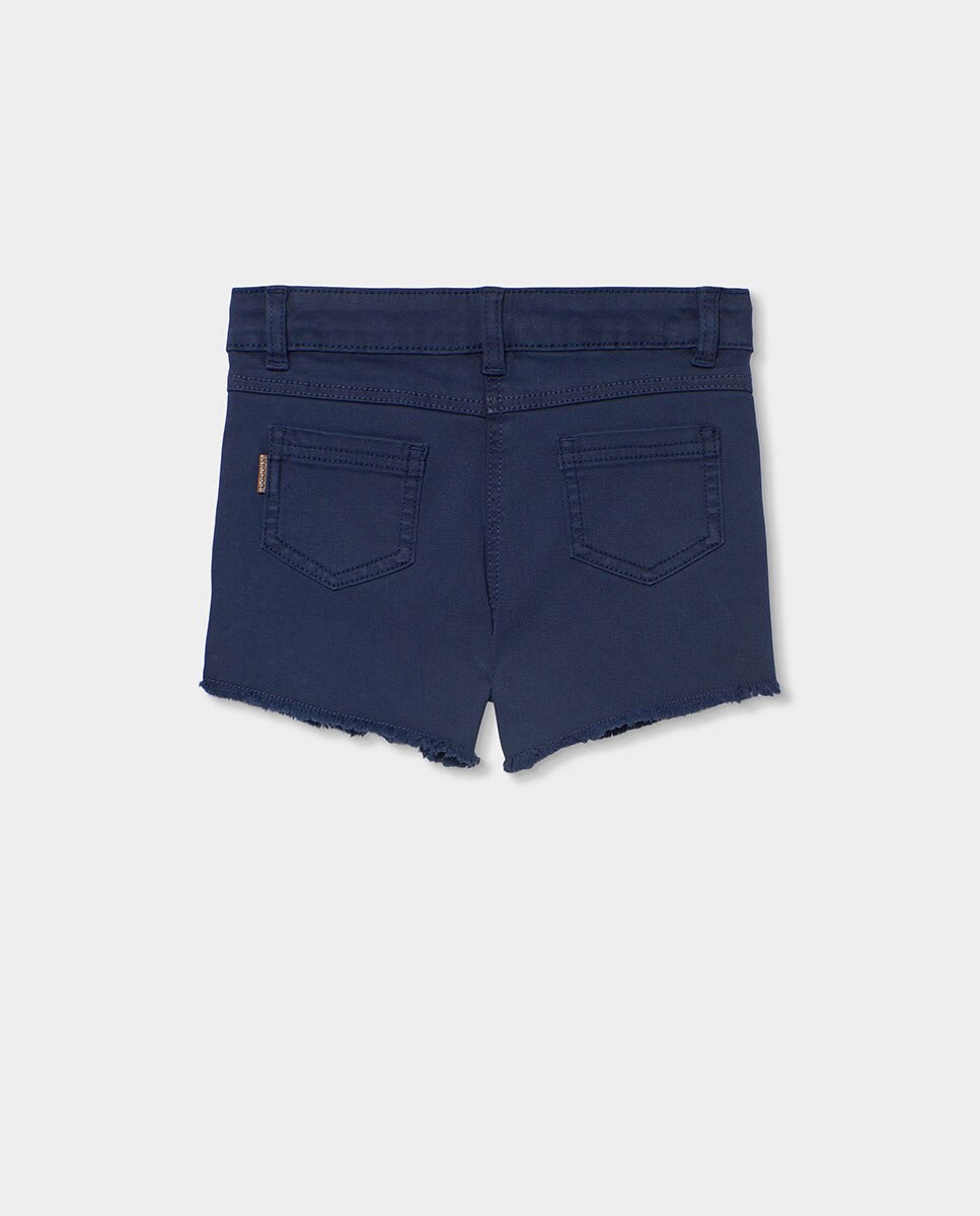Shorts de Sarja Elástica Infantil Boboli Azul-2