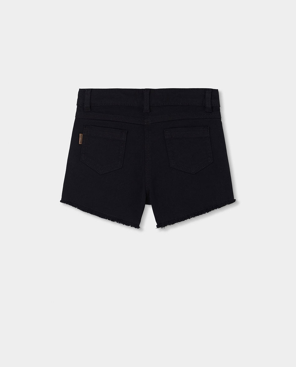 Calções de Sarja Elástica para Bebé Boboli Preto-2
