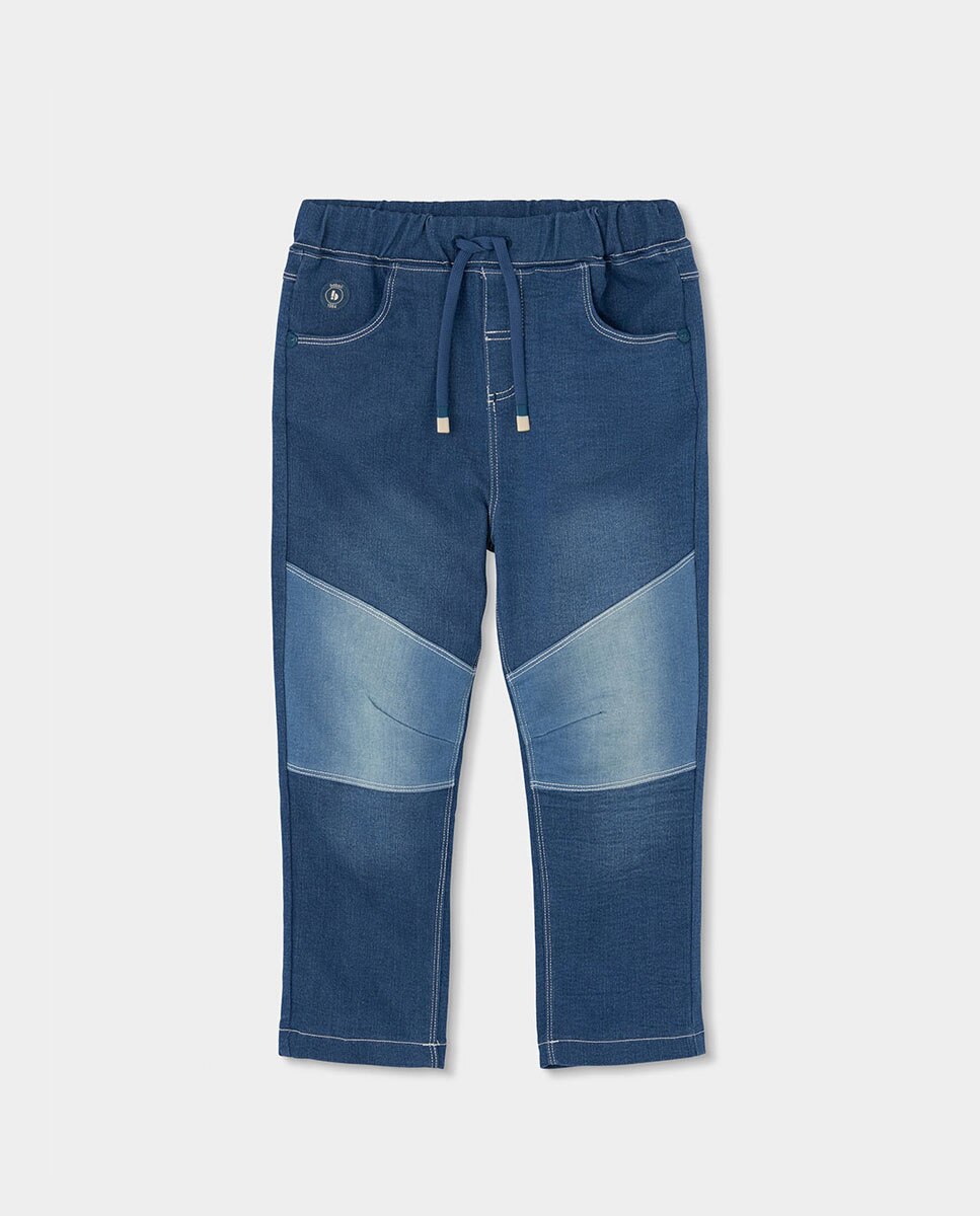 Imagem 0 de Jeans Denim de Malha Infantil