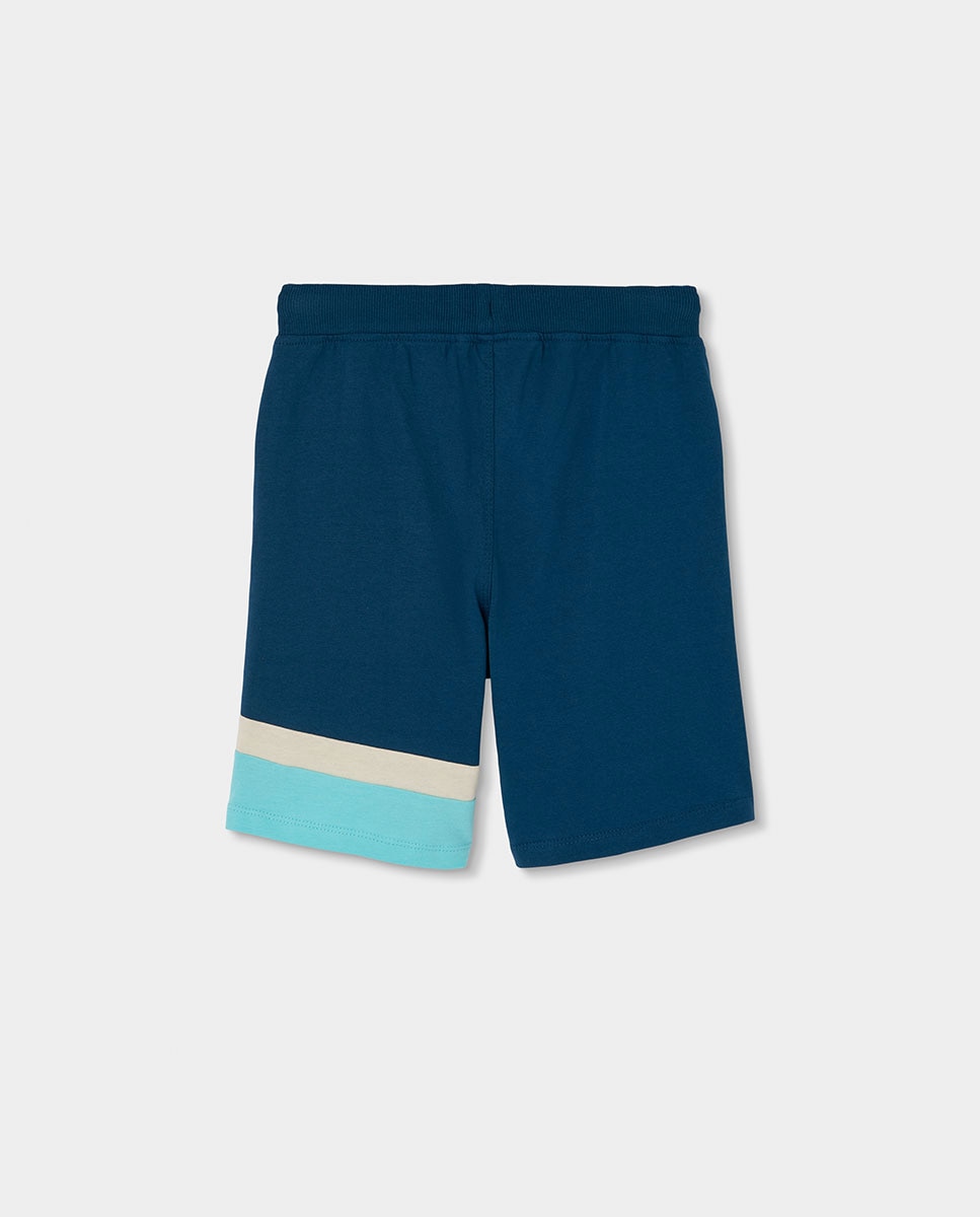 Bermudas de Malha para Bebé Boboli Azul-escuro-2