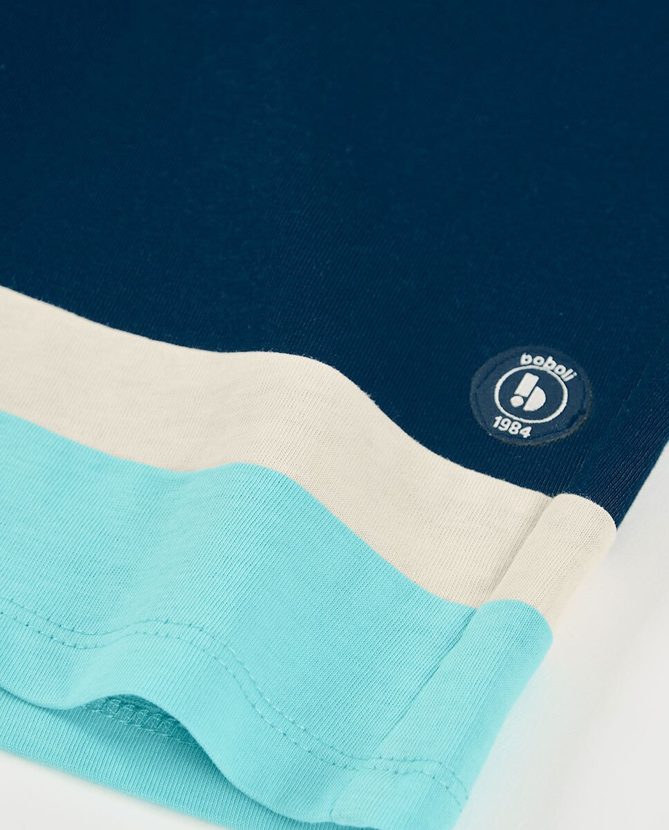 Bermudas de Malha para Bebé Boboli Azul-escuro-4