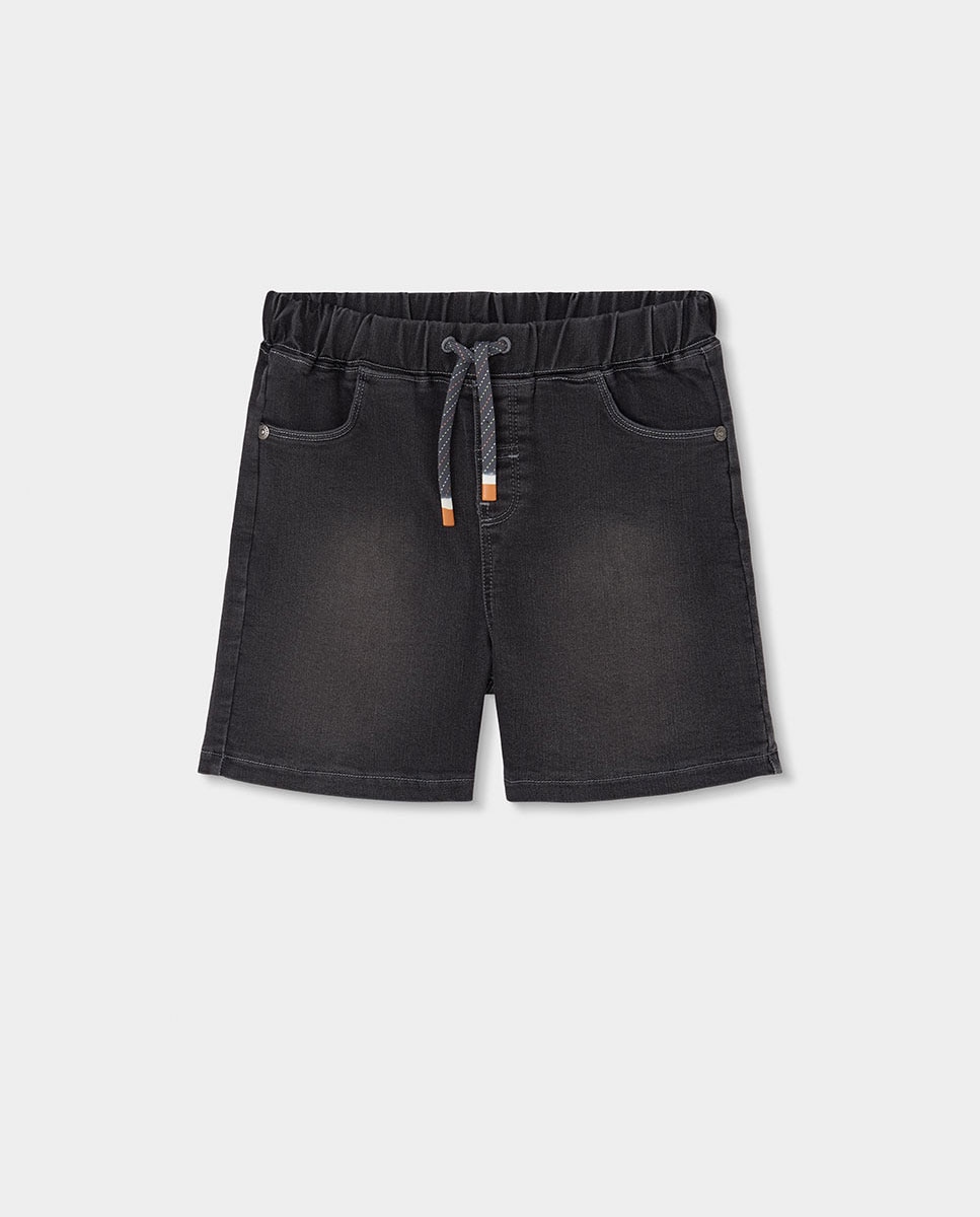 Imagem 0 de Bermudas Denim de Malha para Bebé