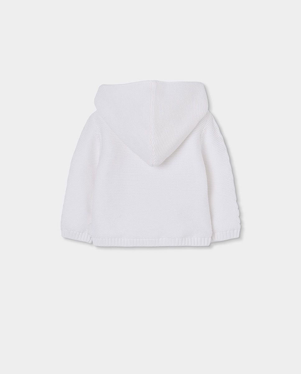 Casaco Tricotosa de Bebé Boboli Branco / Branco-2