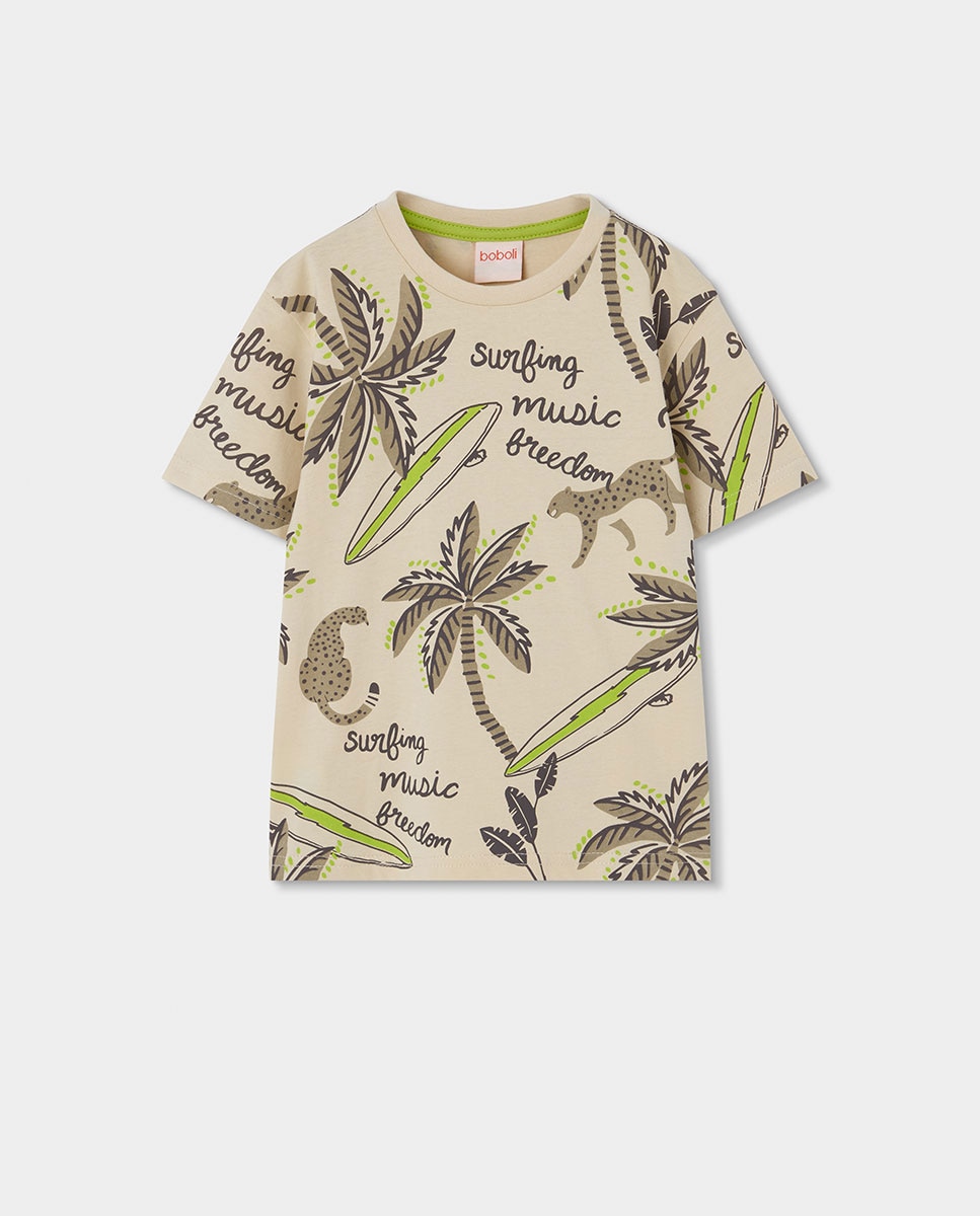 Conjunto de Malha Infantil Boboli Bege / Castanho-3