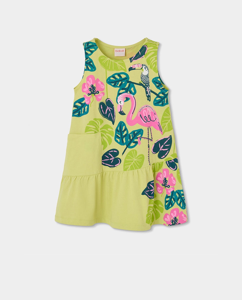 Imagem 0 de Vestido de Malha Infantil
