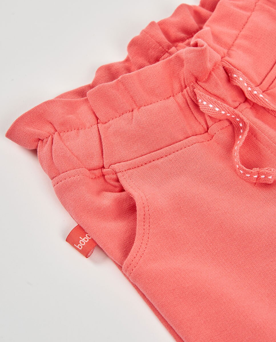 Calças de Felpa para Bebé Boboli Rosa-pastilha-3