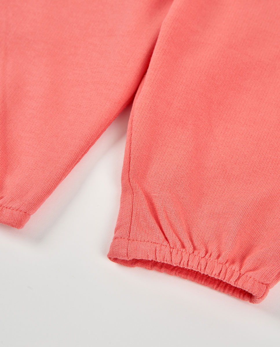 Calças de Felpa para Bebé Boboli Rosa-pastilha-4