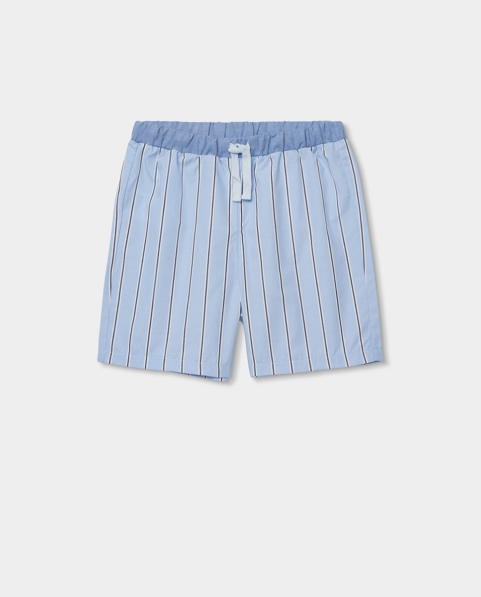 Pijama de Malha Combinado Infantil Boboli Azul-claro-4