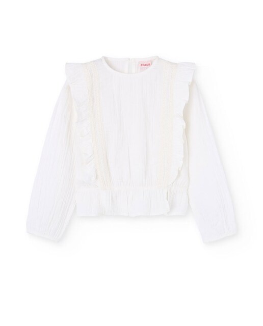 Imagem 0 de Blusa Infantil de Manga Comprida Lisa