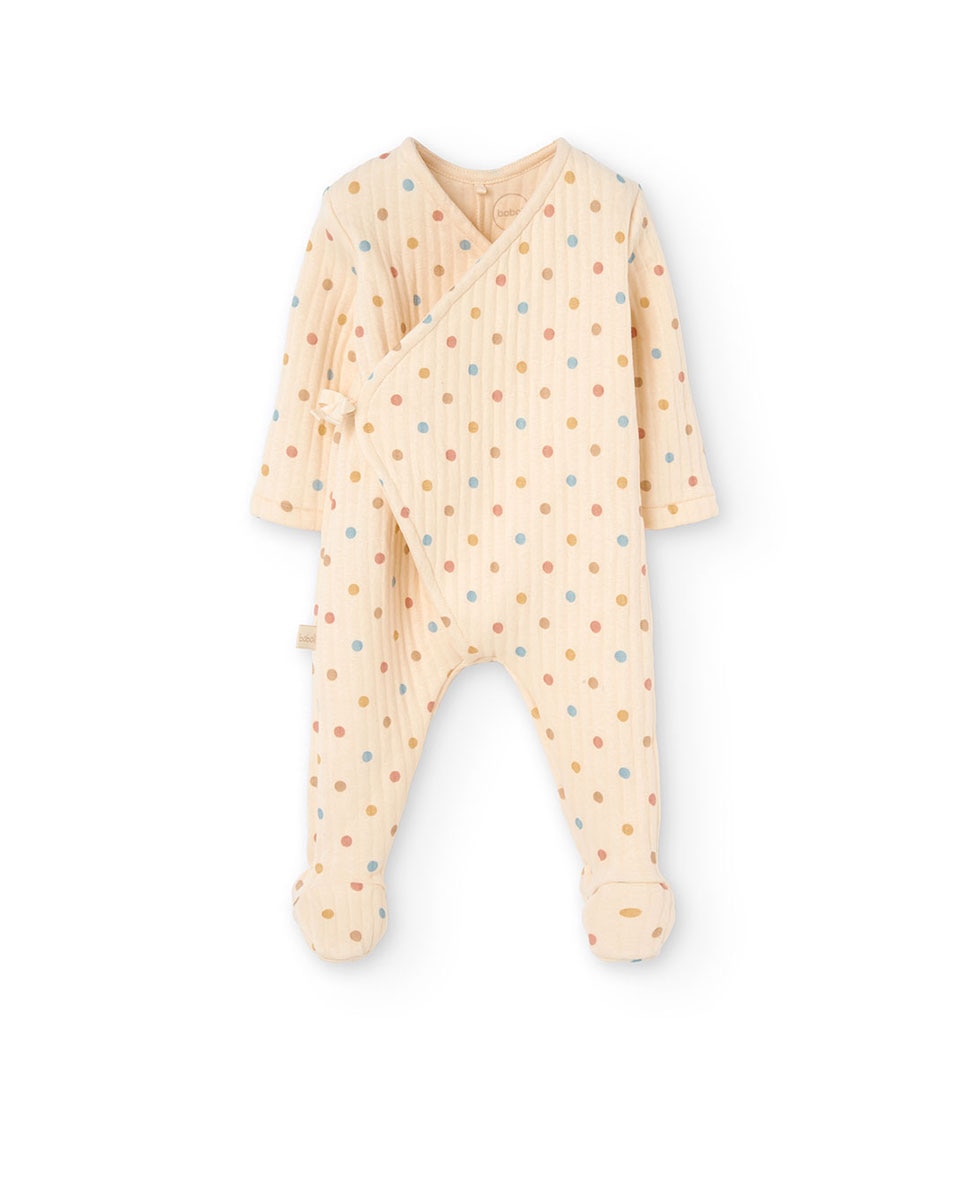 Imagem 0 de Jardineira para Bebé de Malha com Bolinhas