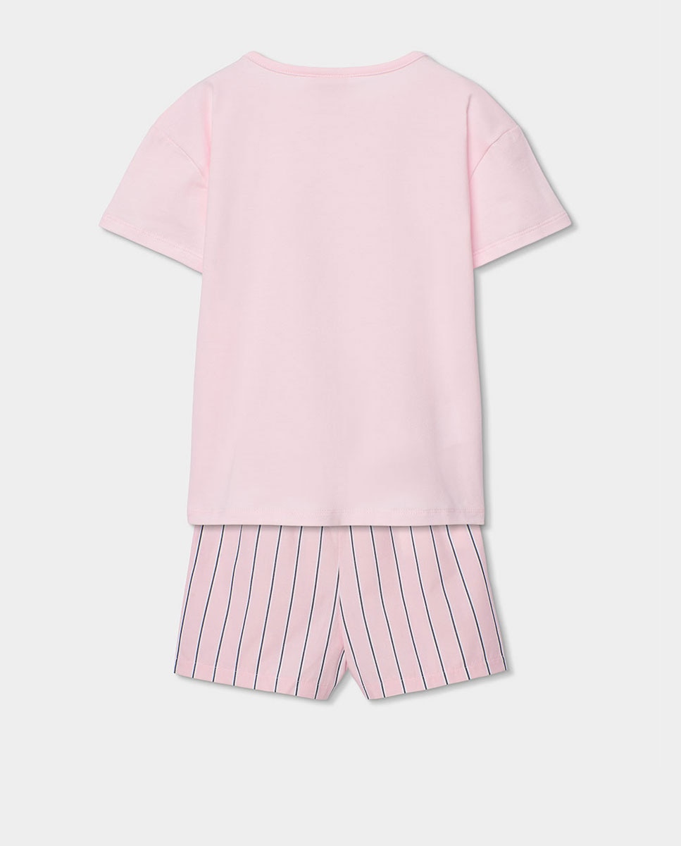 Pijama de Malha Combinado Rosa-pastel-2