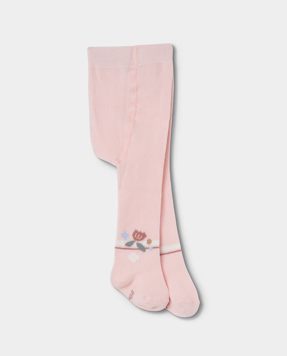 Imagem 0 de Conjunto para Bebé com Estampado de Flores e Gola Tipo Camisa