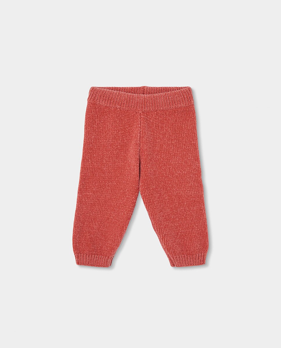 Conjunto para Bebé de Manga Comprida com Gola Redonda Vermelho-4