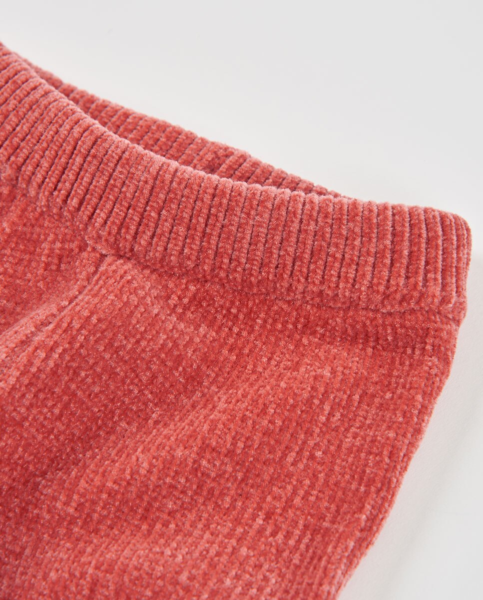 Conjunto para Bebé de Manga Comprida com Gola Redonda Vermelho-8