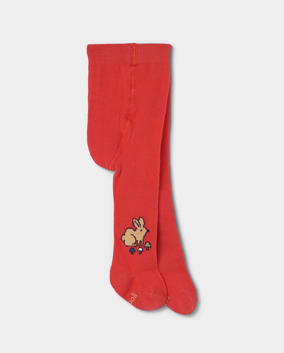 Imagem 0 de Collants Infantil com Estampado de Animais e Cintura Subida