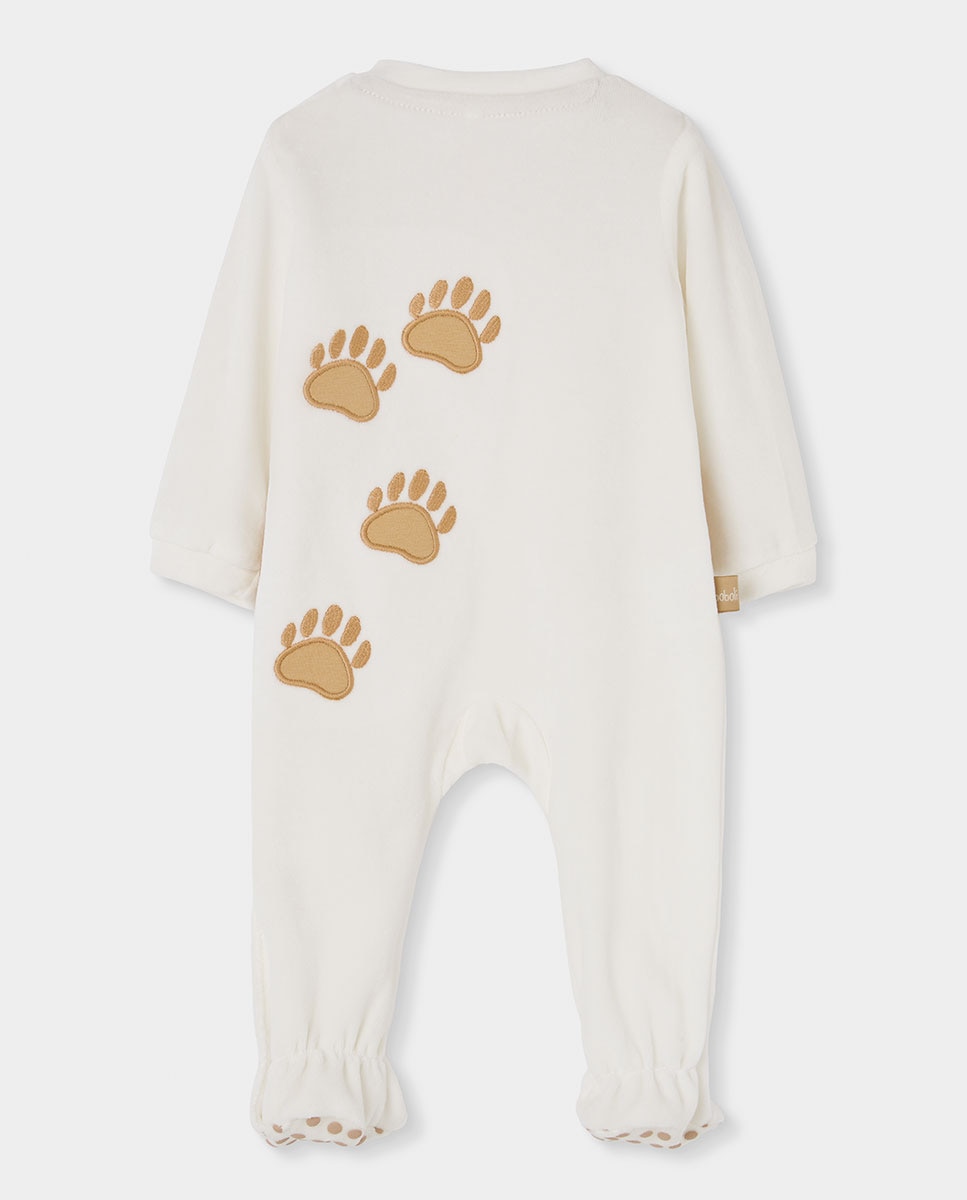 Conjunto de Malha para Bebé com Gola Semicisne Camel-2