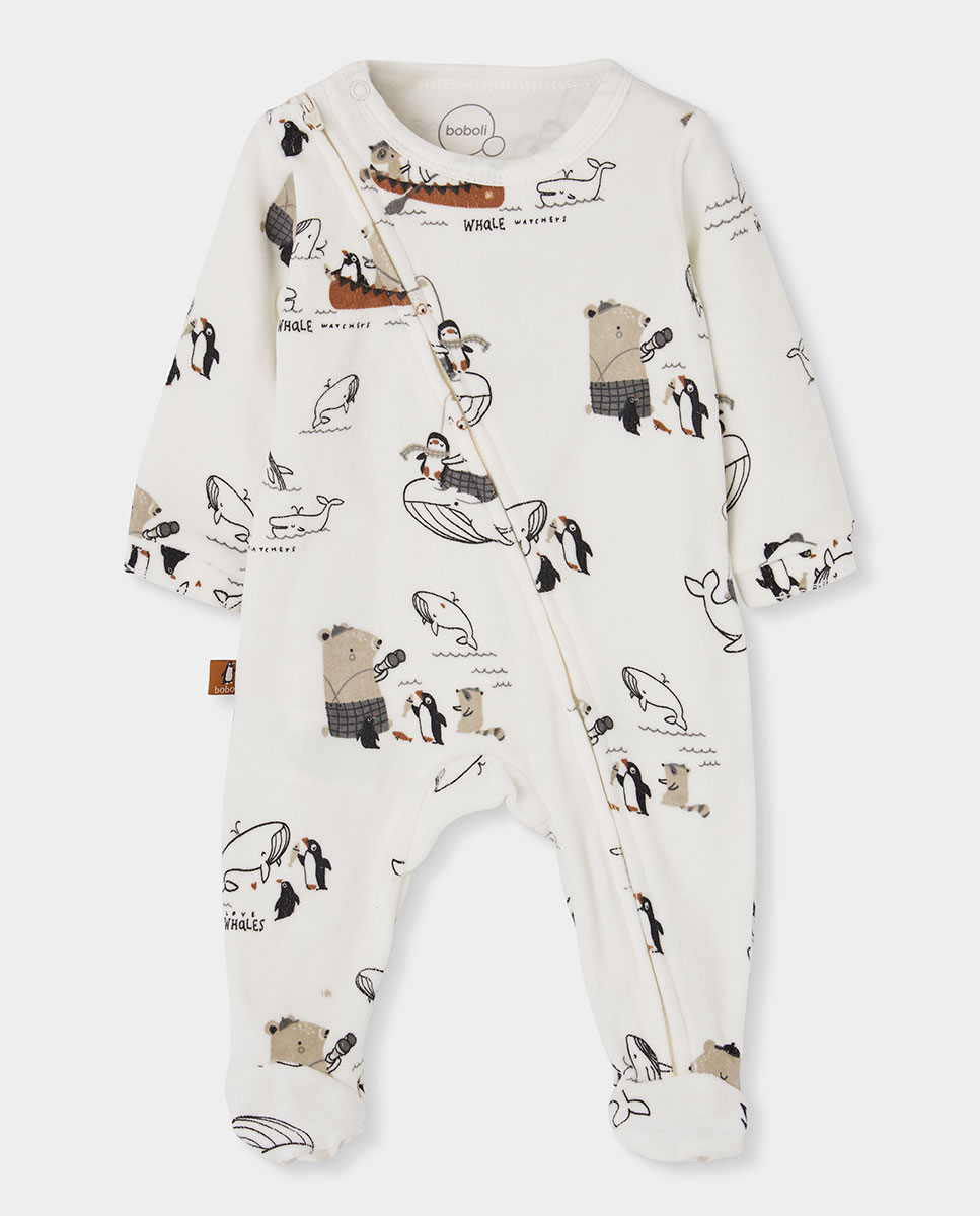 Imagem 0 de Conjunto de Malha para Bebé de Algodão com Bolso