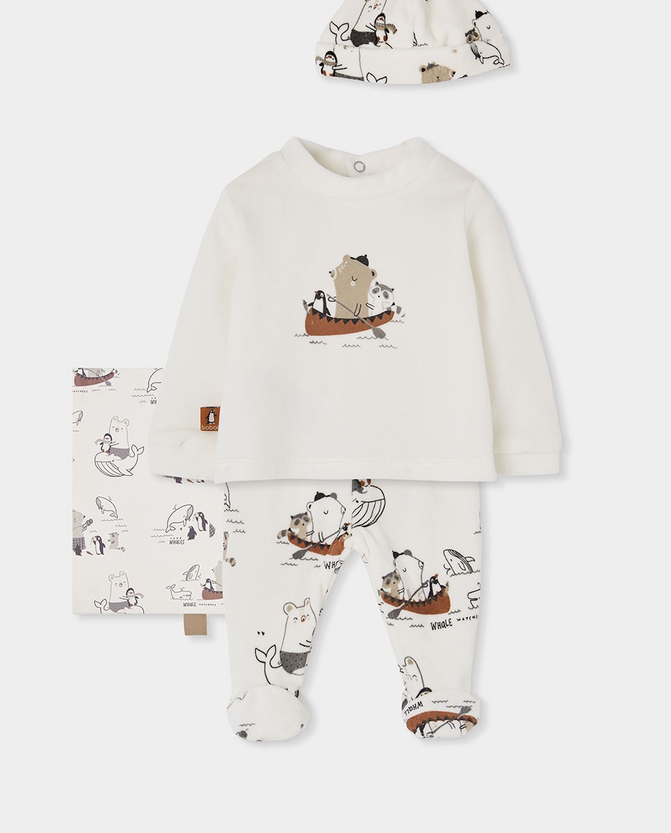 Imagem 0 de Babygrow para Bebé de Manga Comprida com Gola Redonda