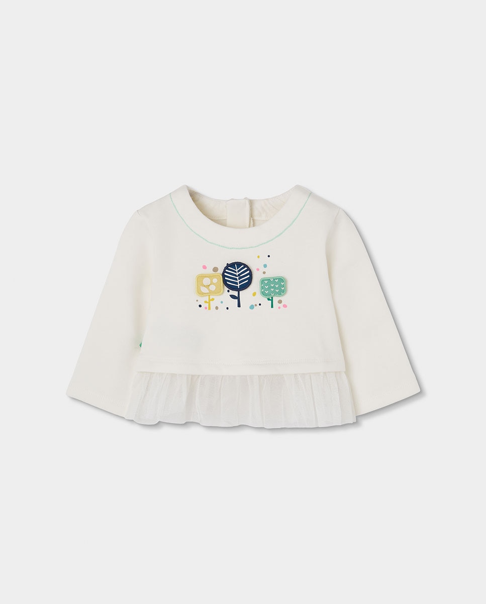 Conjunto de Malha para Bebé de Algodão de Manga Comprida Multicolor-3