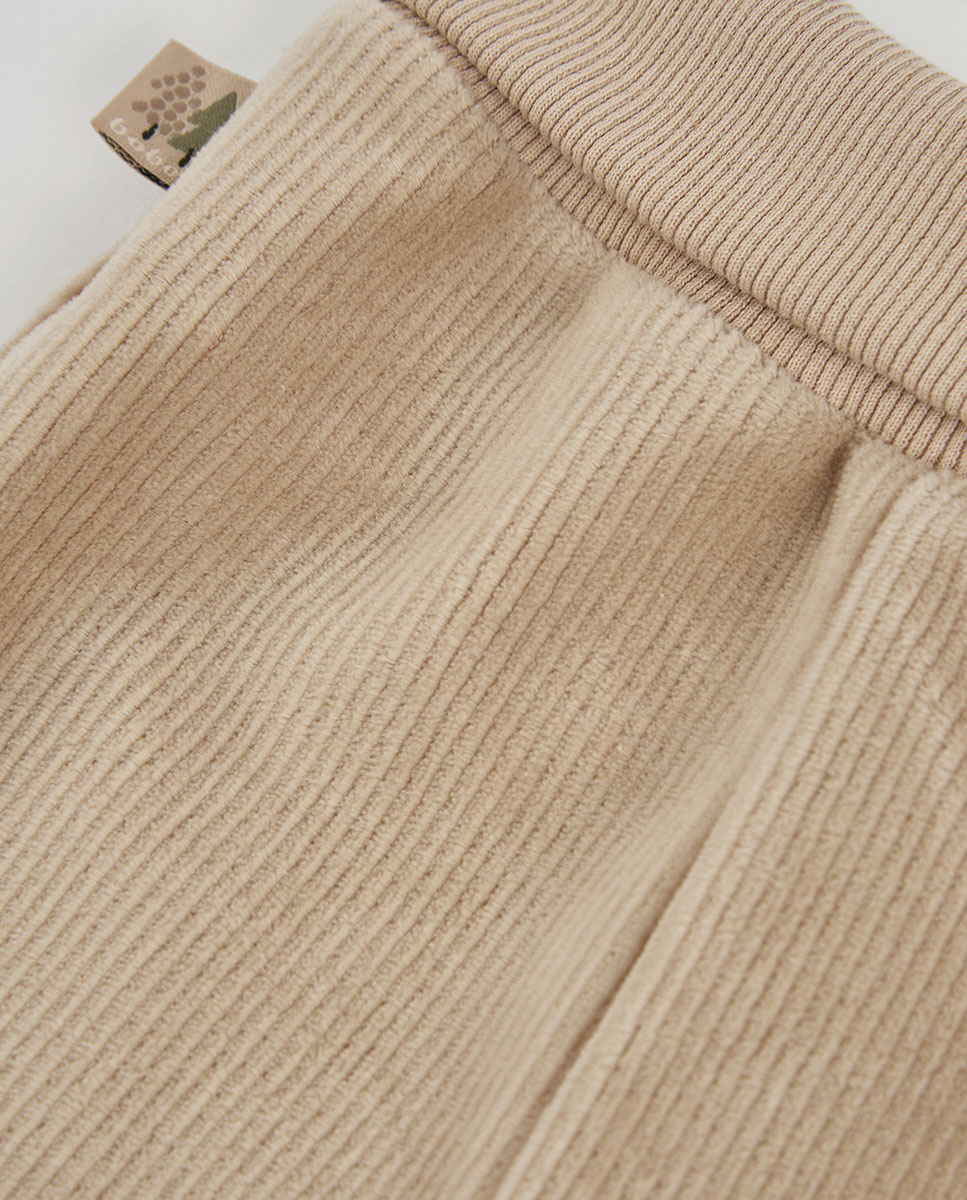 Conjunto de Malha para Bebé de Manga Comprida com Estampado de Cenefas Verde-8